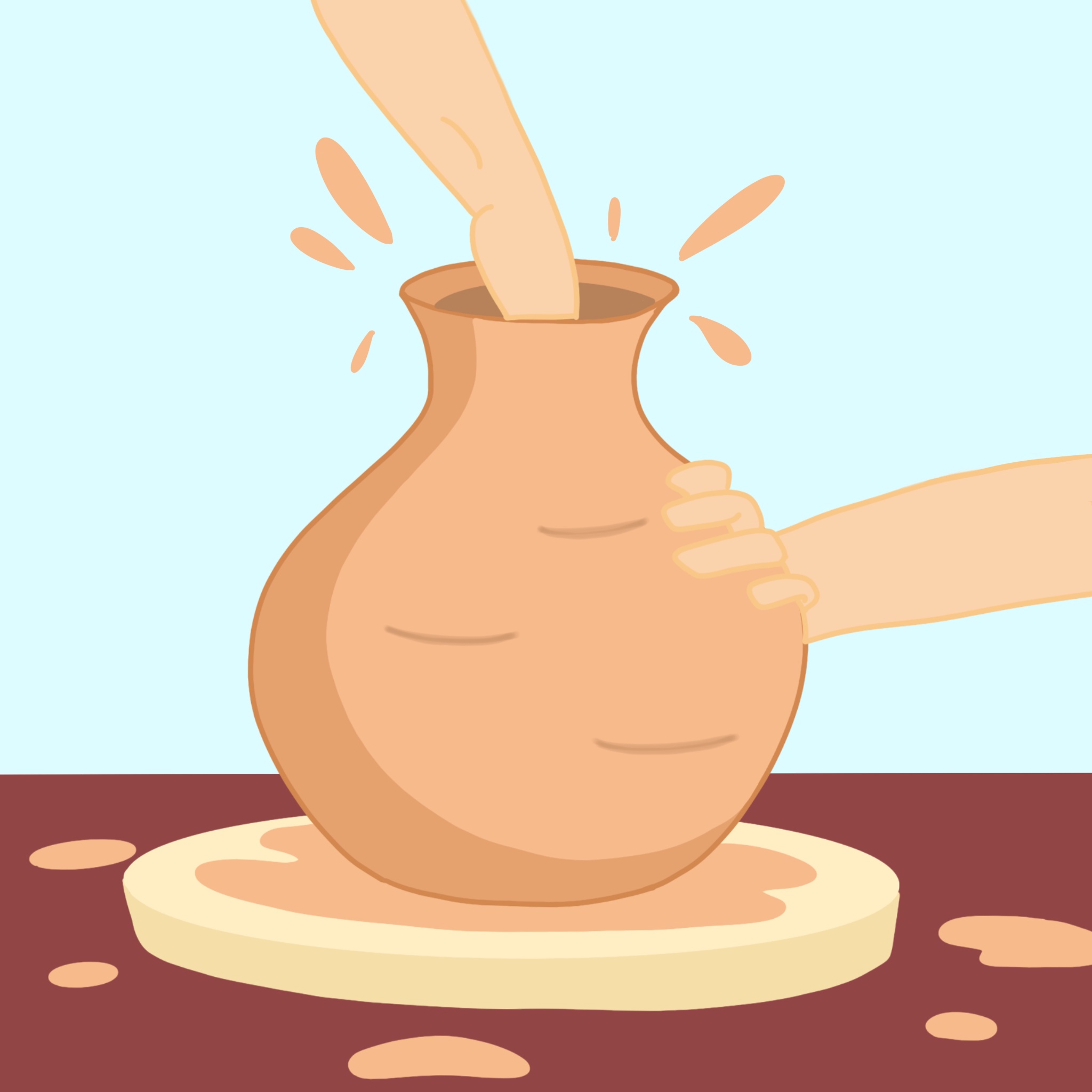 A Train of Thought: The Potter and His Clay