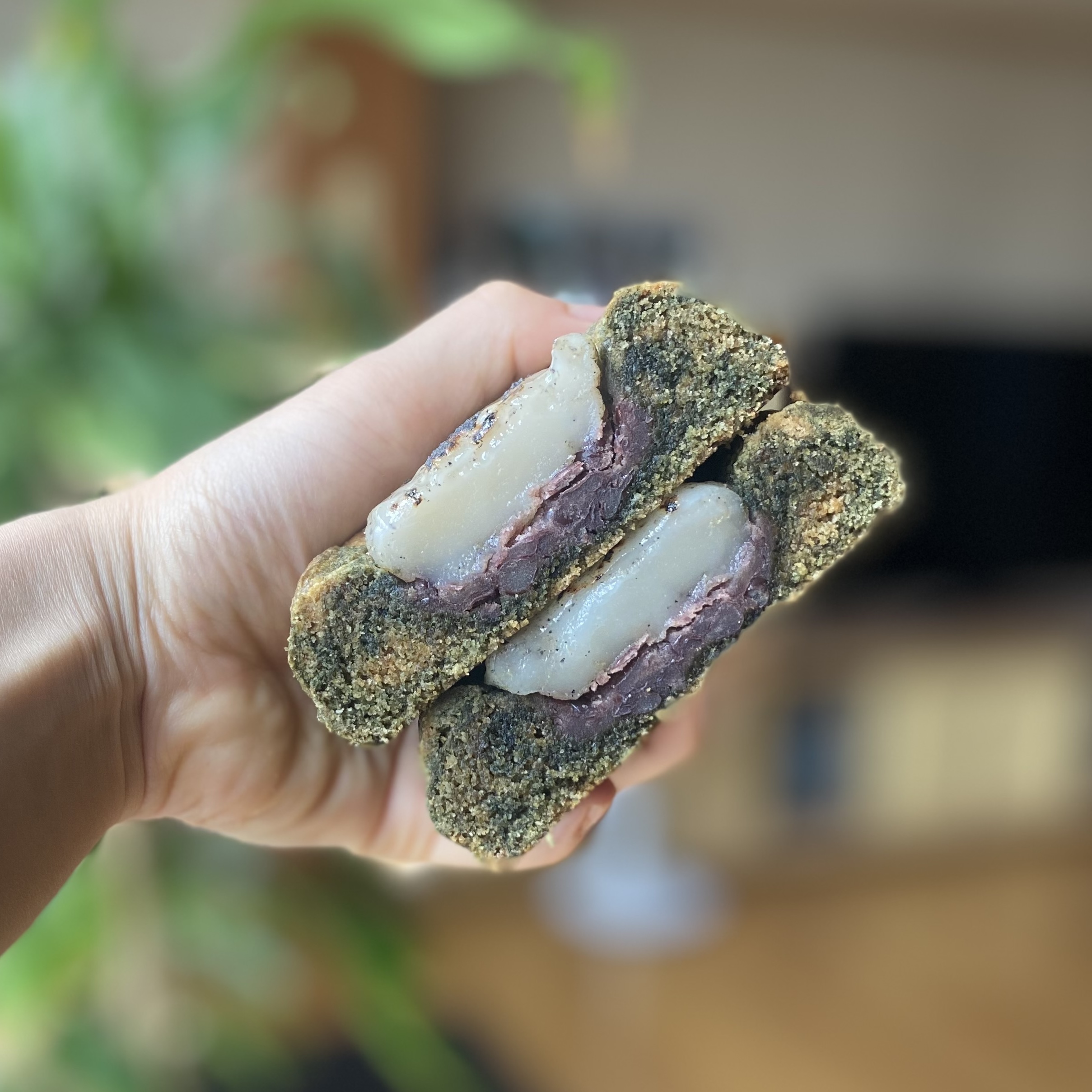 Mugwort Mochi Cookies