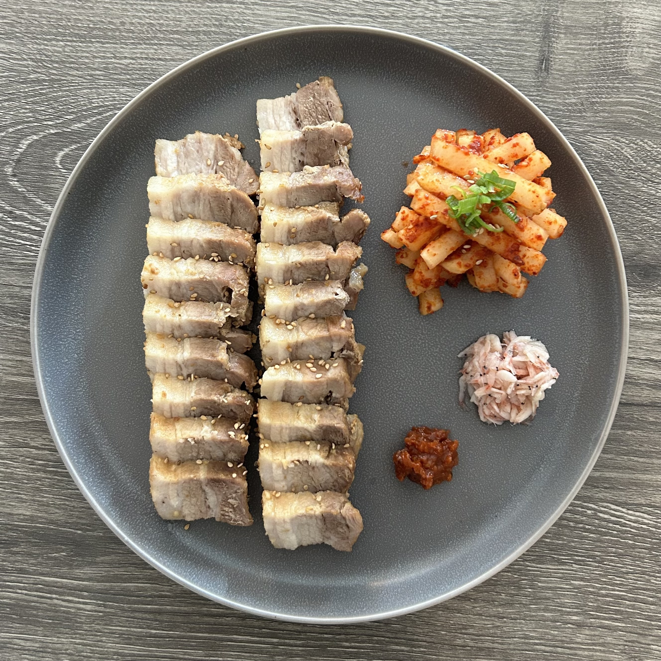 Bossam and Radish Kimchi