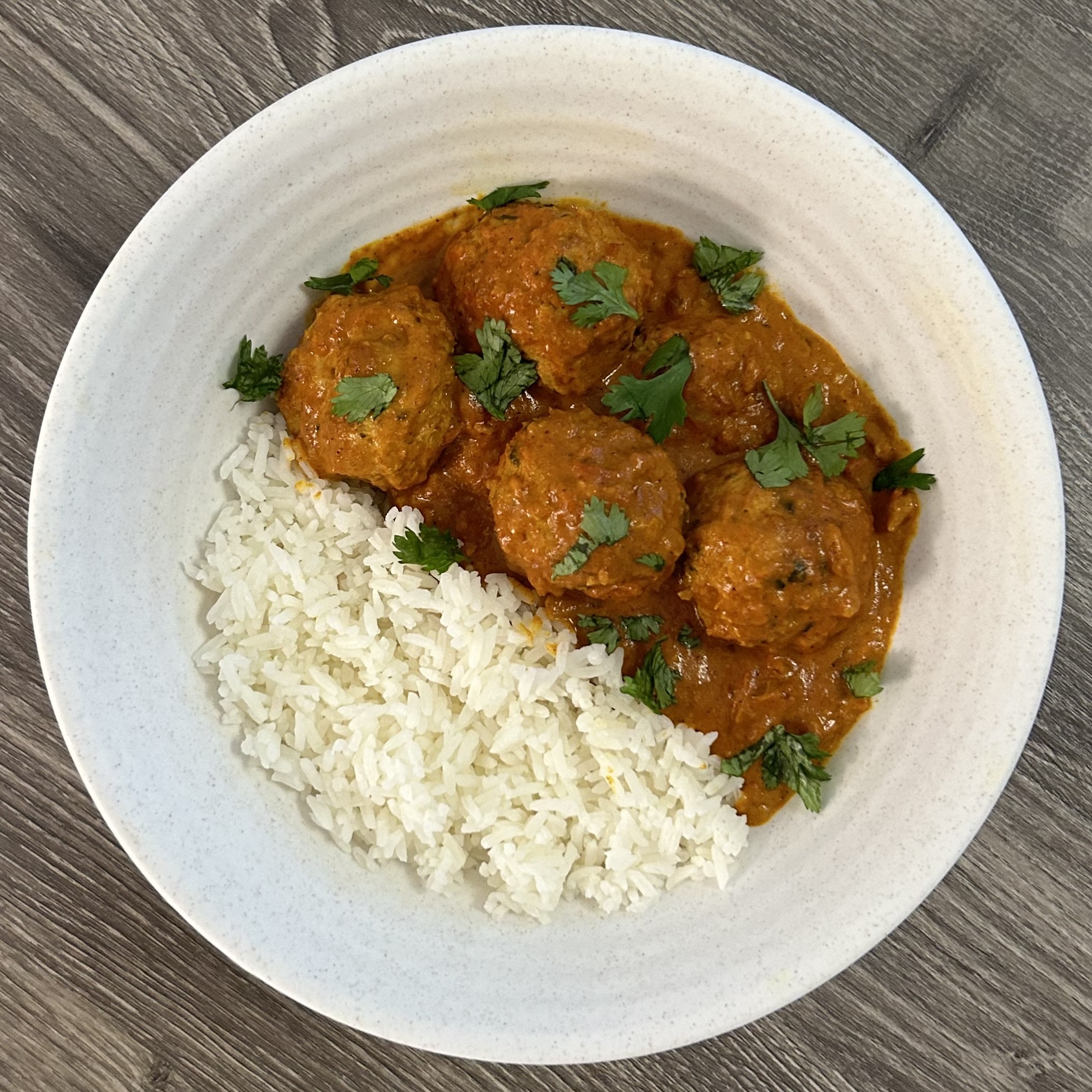 Tikka Masala with Chicken Meatballs